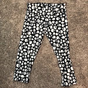 Skull workout pants